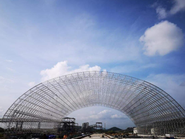 宣武煤棚网架加工厂案例