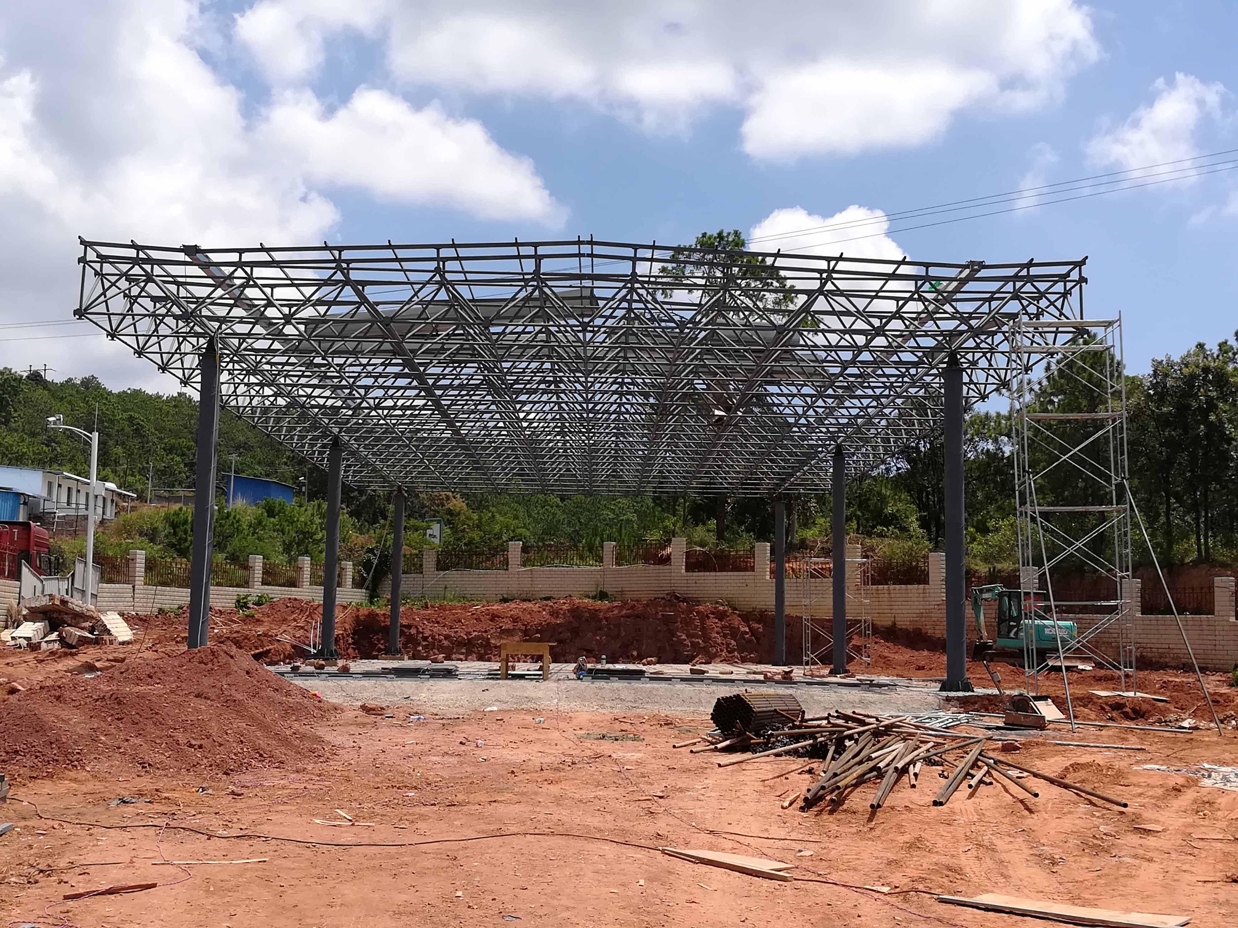 宣武加油站网架屋面